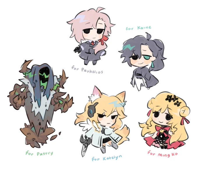 some of the patreon requests i've done from 2021~2025