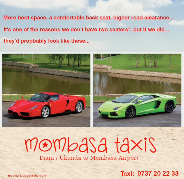 MombasaTaxis's tweet photo. Now even quicker!

Mombasa International Airport to Dian,Ukunda via Dongo Kundu Bypass. Avoid the ferry!

Book today on 0737 20 22 33
|
Engineer, Westlands, Kasarani Stadium, Treasury, crazy kennar, Amen, austine, Harambee Stars, #CHAN2024, Angola, Edwin Sifuna, Tubonge Tuesday https://t.co/Agkv3vxh1i