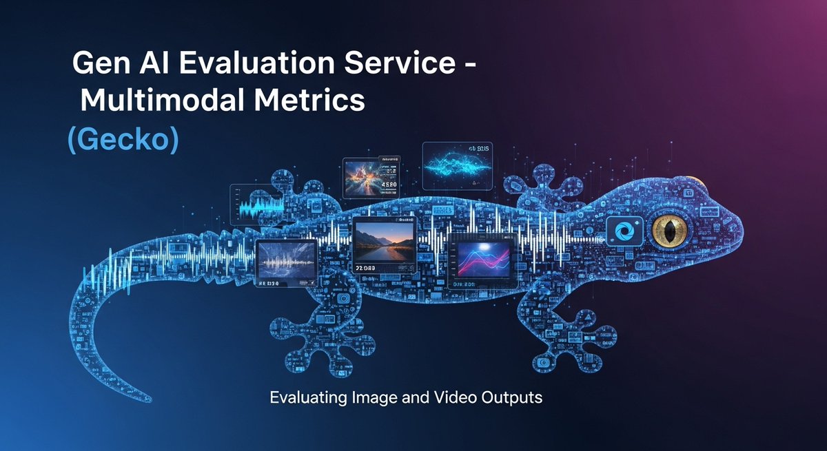 For the finale of my Vertex AI Gen AI Evaluation Service series, we're tackling multimodal 🖼️ 🎬 output evaluation, powered by the Gecko 🦎

Blog post: medium.com/google-cloud/g…