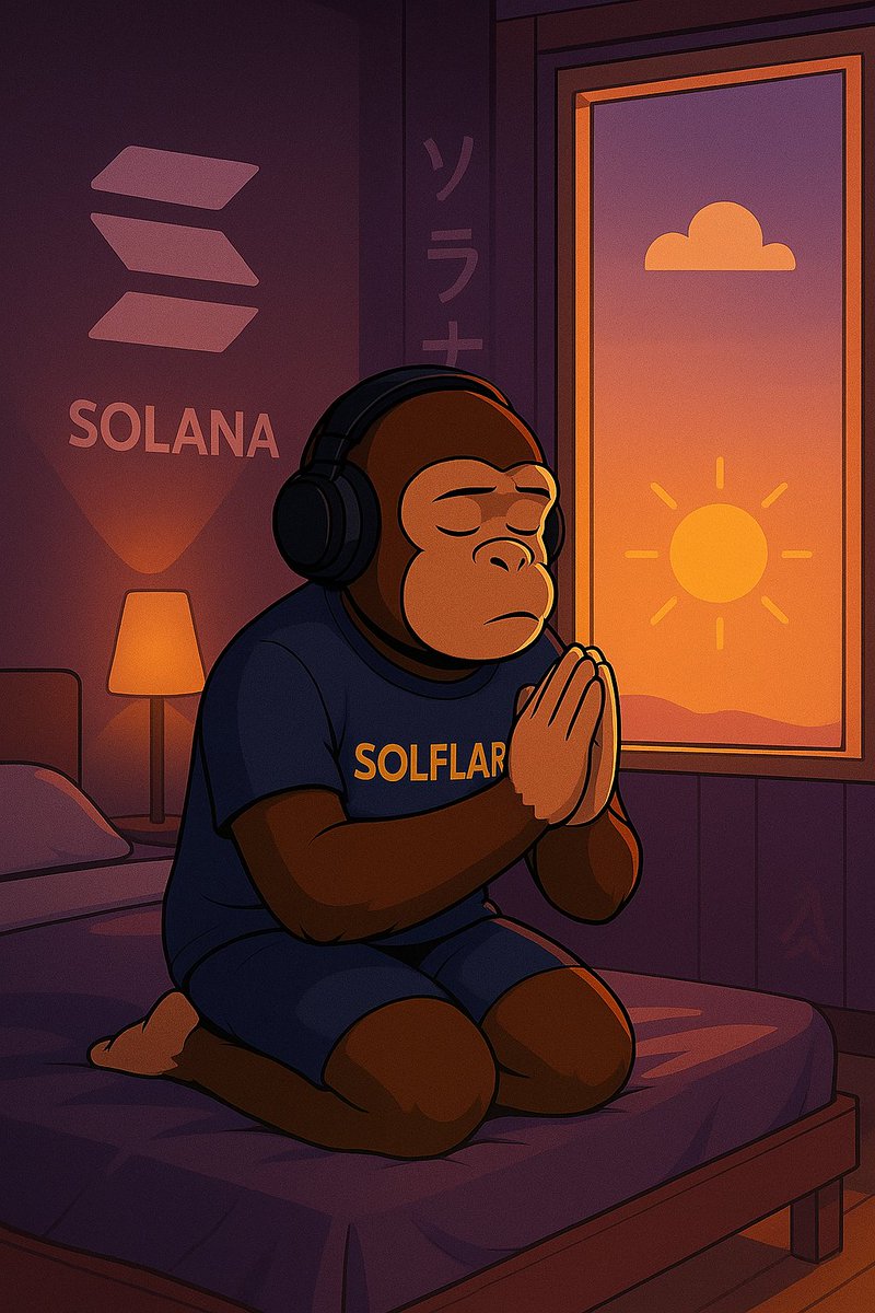 Just a quiet morning a little prayer for the day and the rest of the week and a new start 🤲
GM <a href="/solana/">Solana</a> 
GM <a href="/solflare/">Solflare - The Solana Wallet</a>