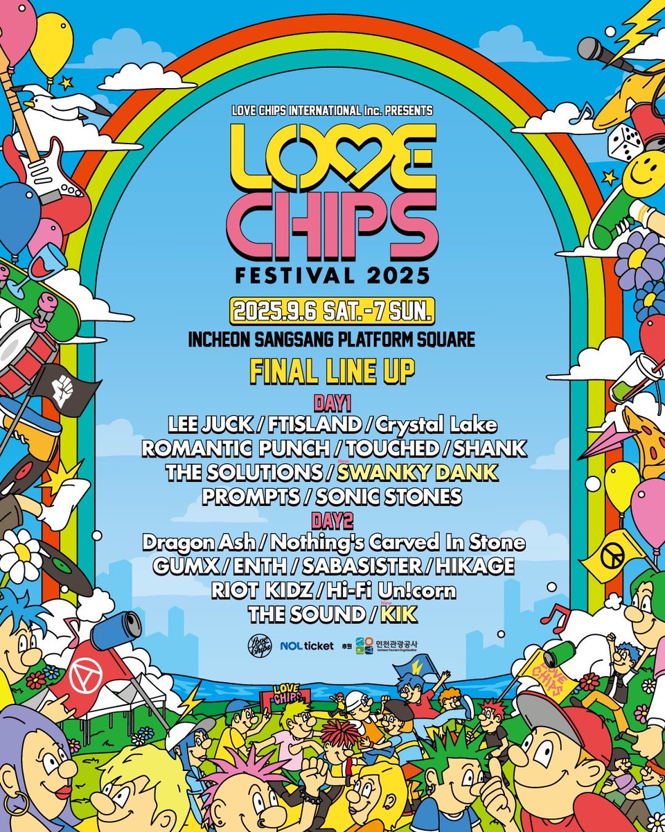 SWANKY DANK (@sdankofficial) on Twitter photo 📢New Show📢
2025年9月6日 (土) - 9月7日 (日)に韓国・INCHEON SANGSANG PLATFORM SQUAREにて開催される
"LOVE CHIPS FESTIVAL 2025" <a href="/LOVECHIPSFEST/">LOVECHIPSFESTIVAL</a>
へ出演決定!
SWANKY DANKは9月6日 (土) に出演!
TICKETS
1Day ₩110,000 / 2Days ₩176,000
triple.global/ja/ticket/plac…
#LOVECHIPSFESTIVAL2025 📢New Show📢
2025年9月6日 (土) - 9月7日 (日)に韓国・INCHEON SANGSANG PLATFORM SQUAREにて開催される
"LOVE CHIPS FESTIVAL 2025" <a href="/LOVECHIPSFEST/">LOVECHIPSFESTIVAL</a>
へ出演決定!
SWANKY DANKは9月6日 (土) に出演!
TICKETS
1Day ₩110,000 / 2Days ₩176,000
triple.global/ja/ticket/plac…
#LOVECHIPSFESTIVAL2025