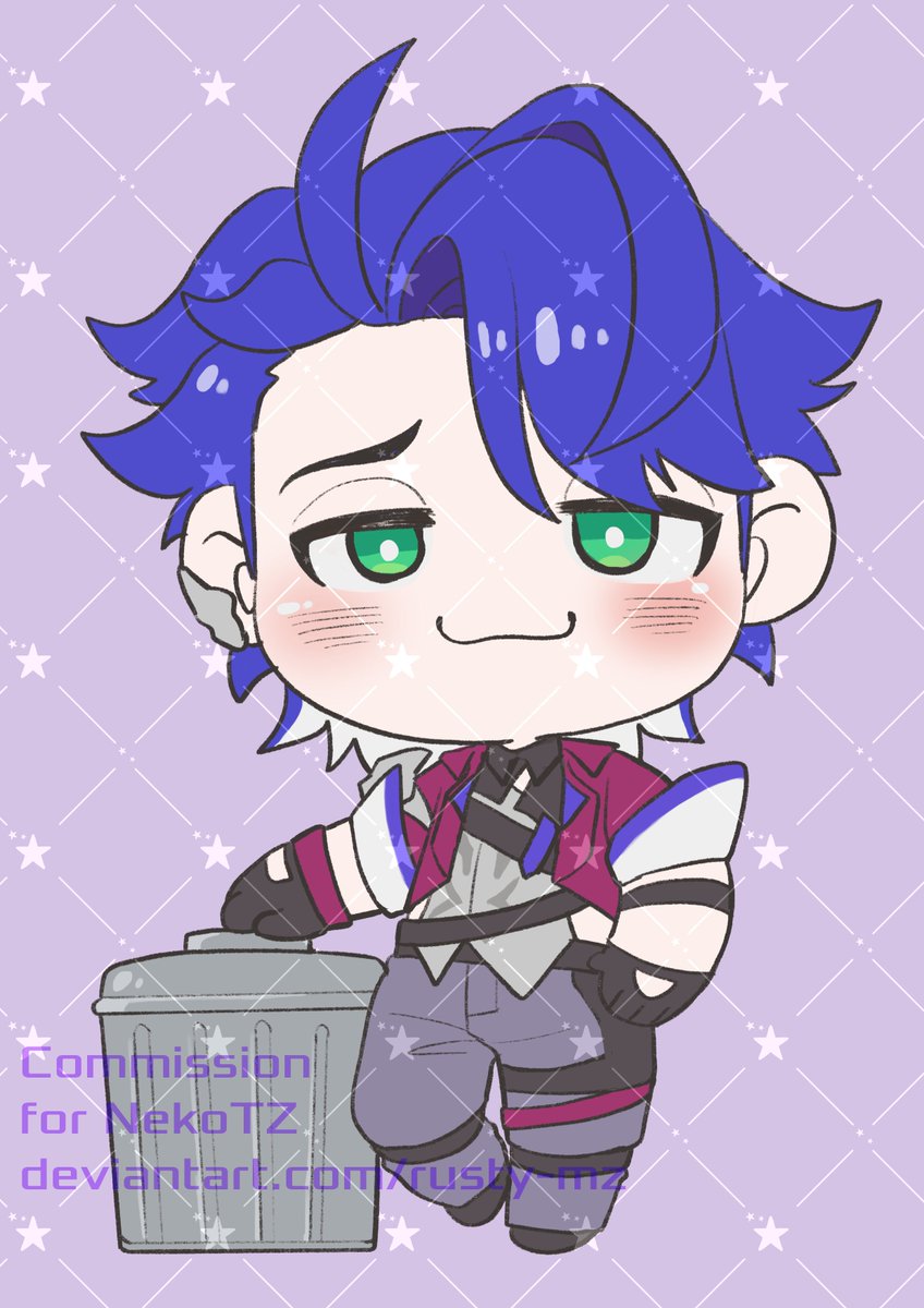[commission]
Sampo from Honkai Star Rail
For: <a href="/happytosshi/">NekoTz ⚓️🌫 Aalto my baby boi❤️✨️</a> 

Commission type: SD scale + low detail + surprise me! (no brief)