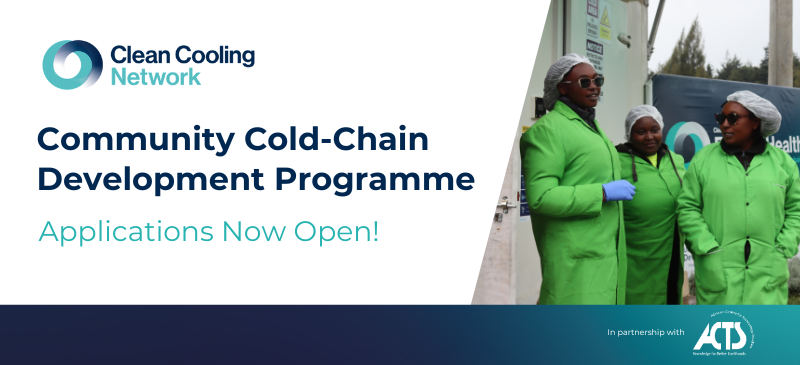 📣 CALL FOR EXPRESSIONS OF INTEREST

Are you a smallholder farmer organization within 200 km of Nairobi, Kenya? We invite you to apply for our Community Cold-Chain Development Programme!

Led by the Africa Centre of Excellence for Sustainable Cooling and Cold-chain (ACES) SPOKE,