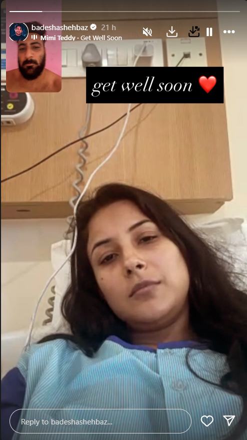 Rozana Spokesman (@rozanaspokesman) on Twitter photo #ShehnaazGill Hospitalized!  
Brother #ShehbazBadesha wishes her good health #ShehnaazGill Hospitalized!  
Brother #ShehbazBadesha wishes her good health