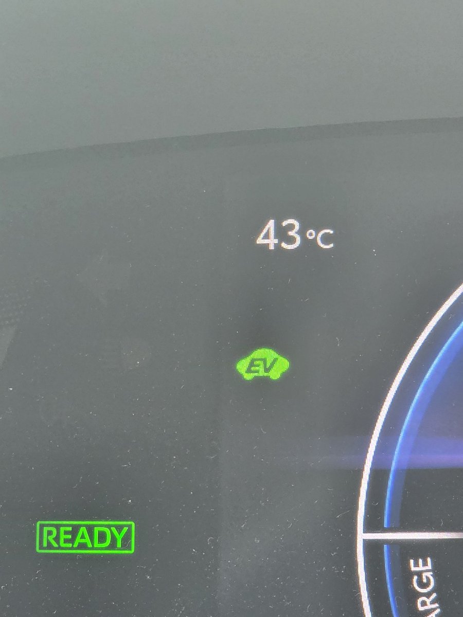 外気温、43℃になってる😰