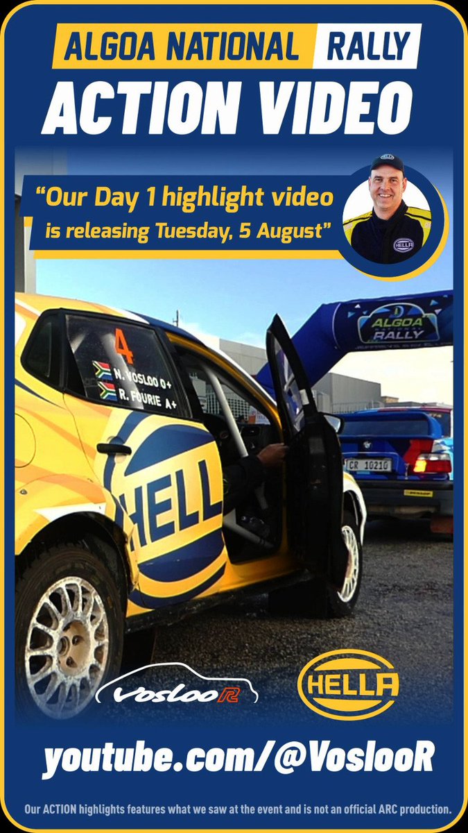 Vosloo_R's tweet photo. Day 1 of the #AlgoaNationalRally was one of the best in years, with almost 50 modern and classic rally cars pulling up to the starting line.

#hella #intraxsuspension #vosloor #atsmotorsport #OMP #gordonstyres #VolkswagenRacing #rallying https://t.co/jMInjrMcub