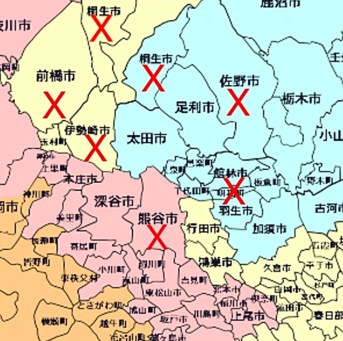 太田市に観測地点がないのはなぜだろう…？
今日はめちゃめちゃ暑いです。

皆様もご自愛くださいね。