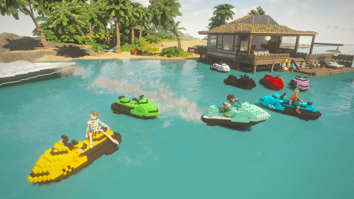 Community Featured Mods #1 - August

🌊 Race across the water on 8 colorful jet skis with polished handling and realistic movement. A fun alternative to boats, ferries and other water vehicles. By Pufv 🛥️

Download: steamcommunity.com/sharedfiles/fi…