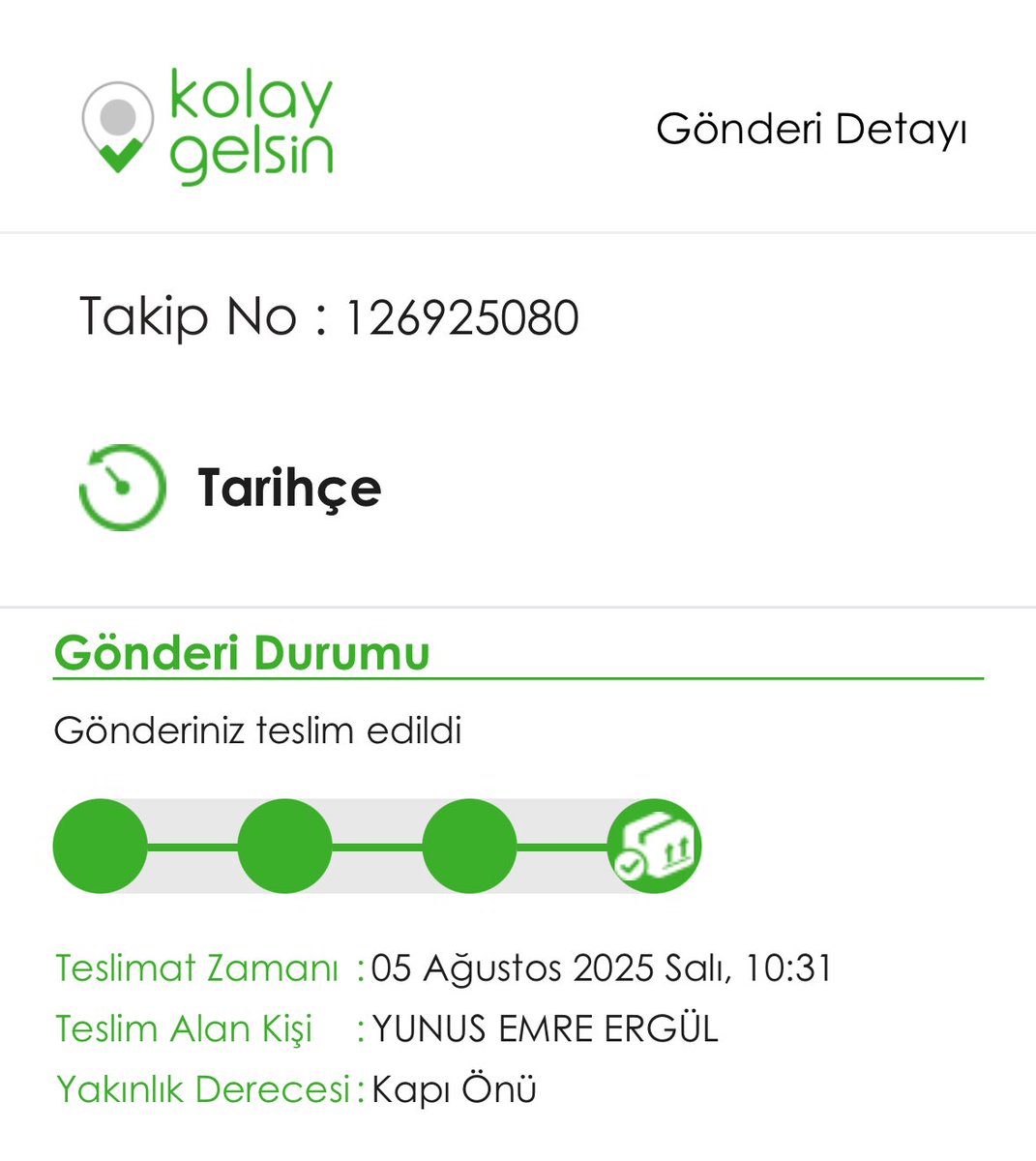 Kargo şirketinin ismi mi daha komik yakınlık derecem mi 😂