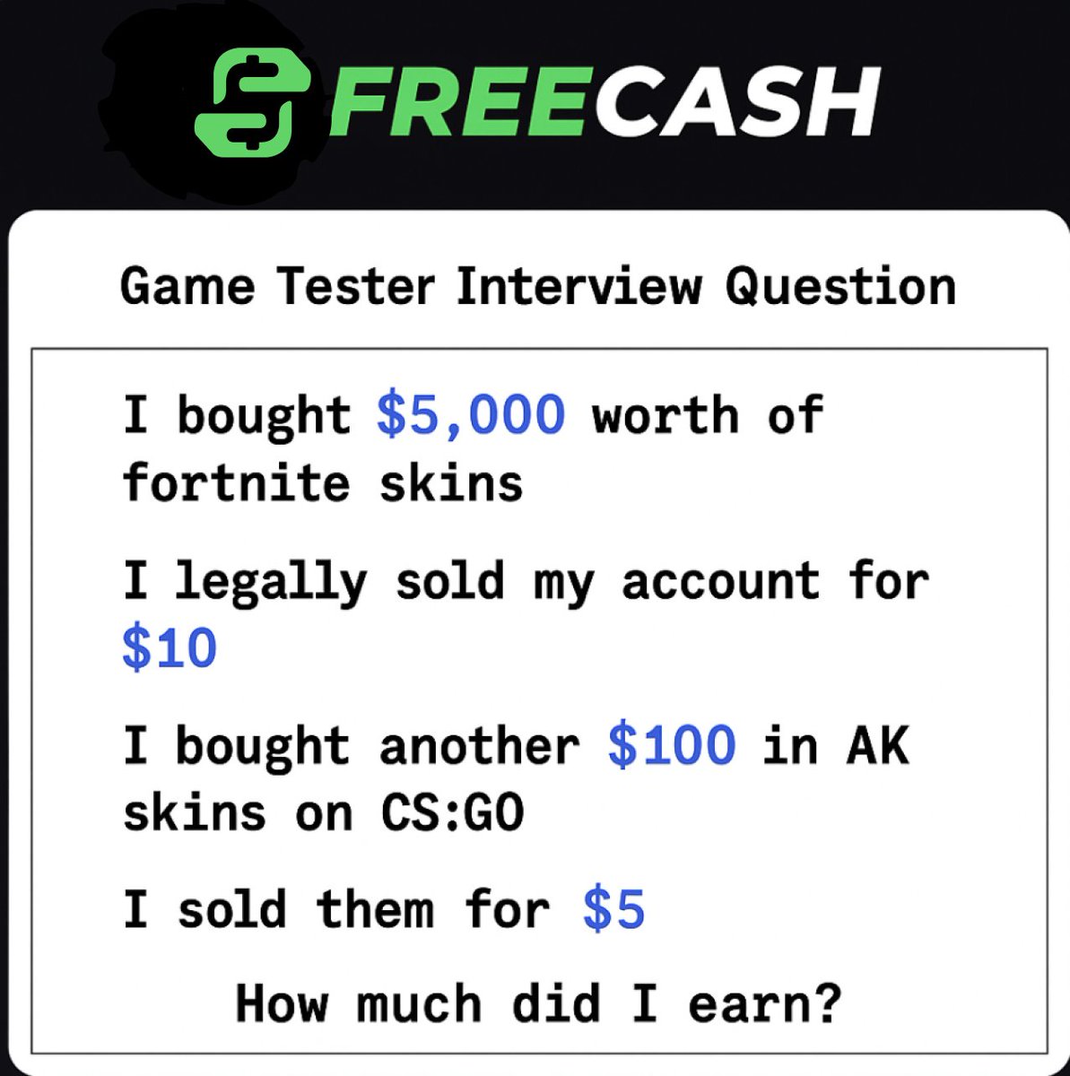 Freecash.com tweet media