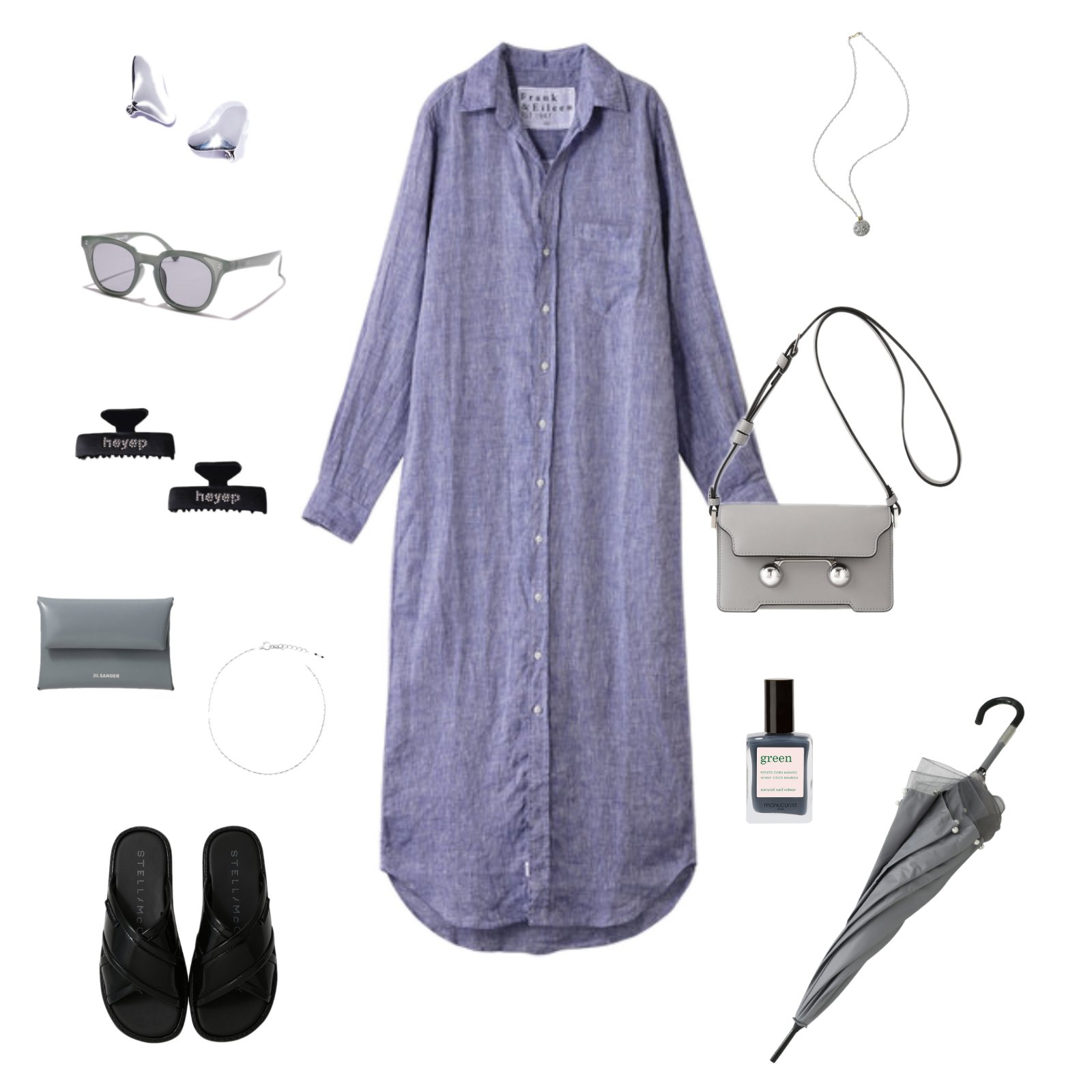 お値下げ　ella 2024ssコレクション　スカラップ ストラッピー スカルプチュアヒールプラットフォームサンダル