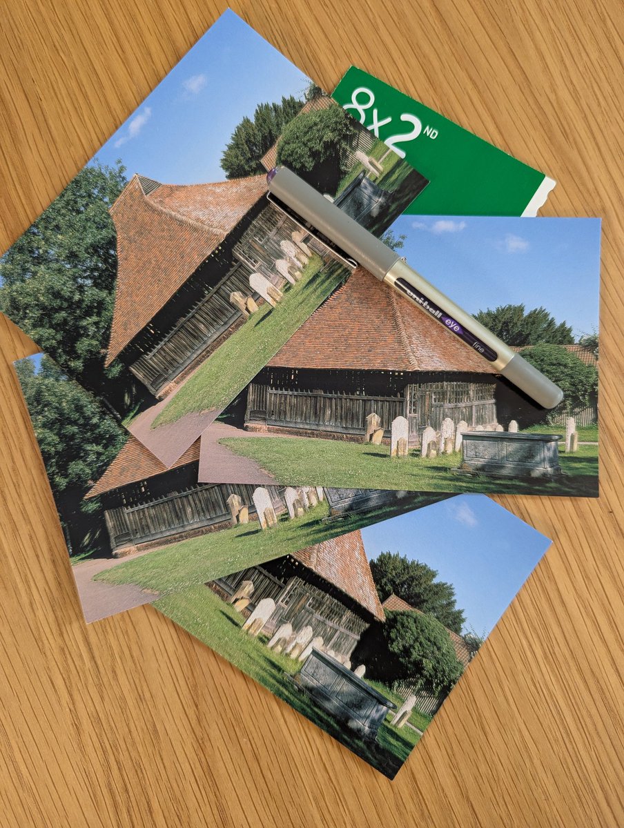 Postcards!! A feast of postcards to send today. The picture is of the very cool bell cage in East Bergholt. Show us your best, your favourite, your last, your every.... #PostcardTuesday