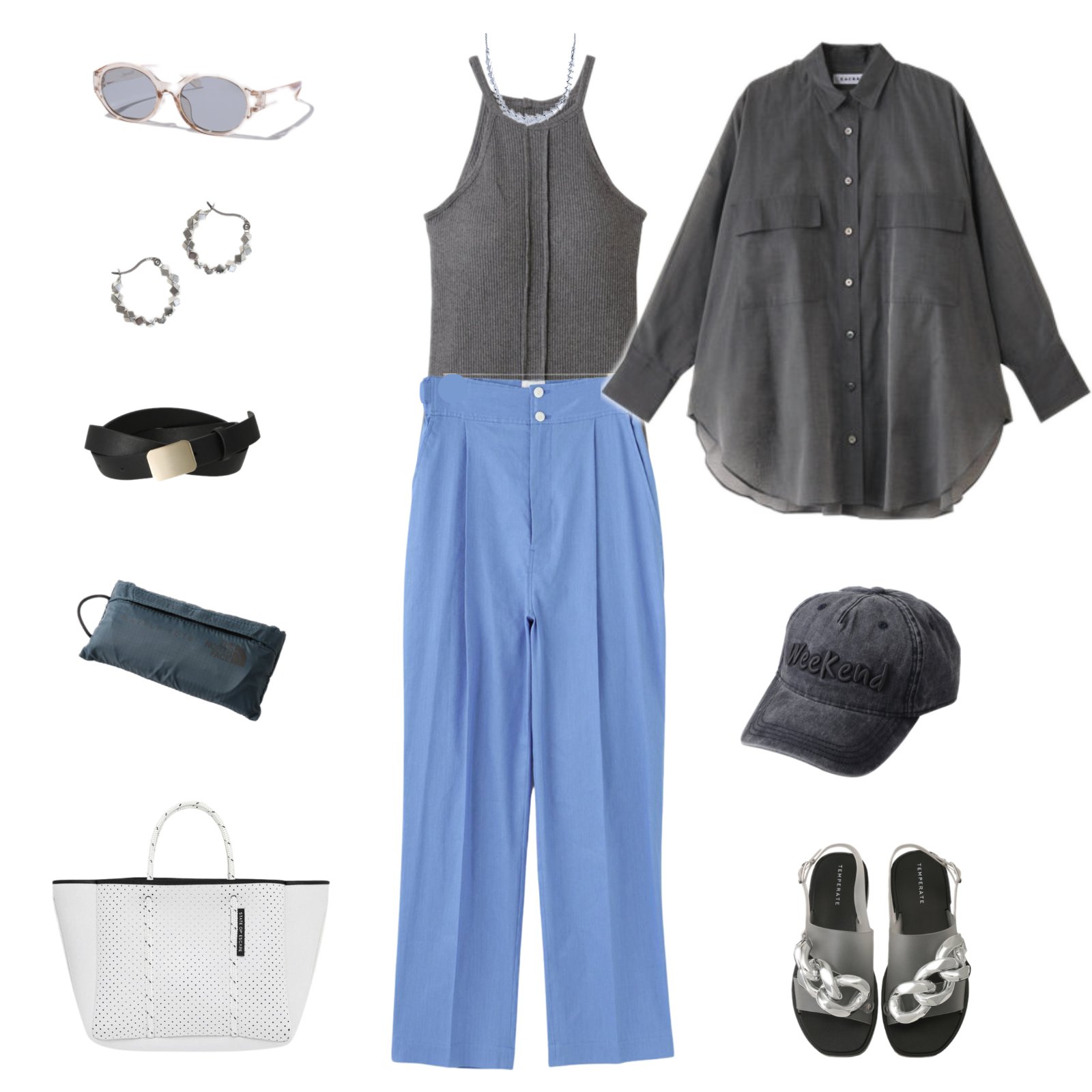 お値下げ　ella 2024ssコレクション　スカラップ ストラッピー スカルプチュアヒールプラットフォームサンダル