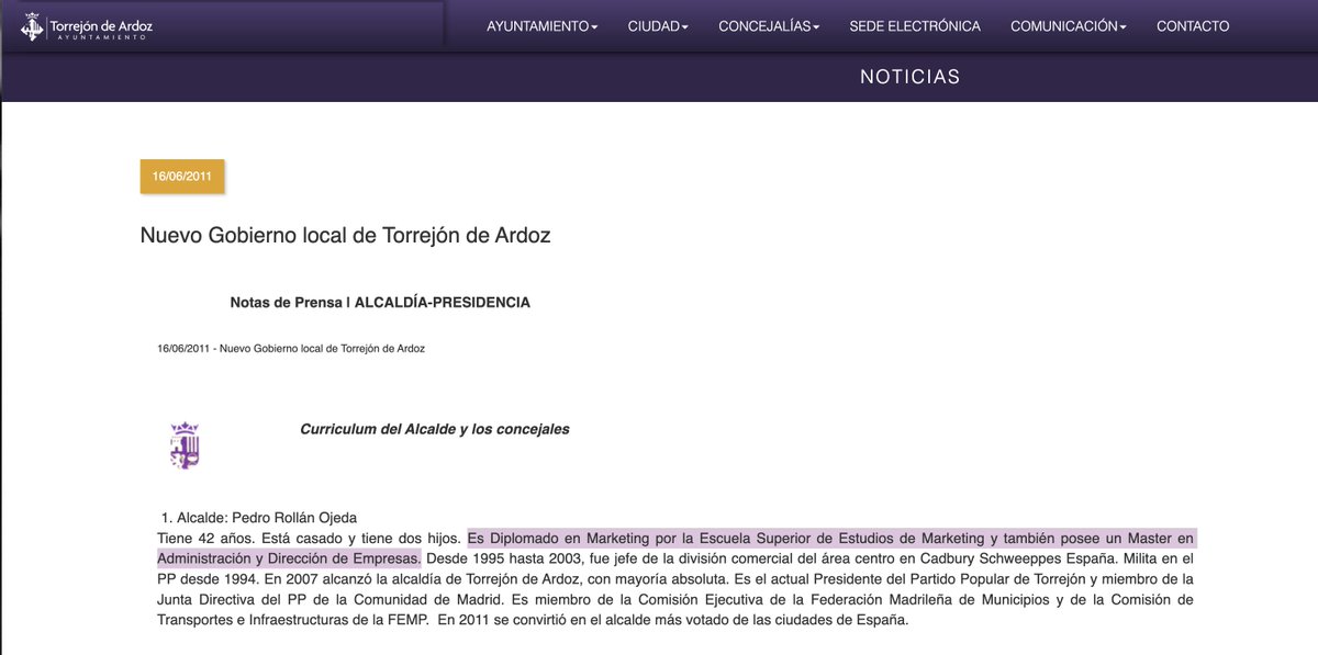 Era consciente de que el PP no iba a sacrificar al presidente del Senado como hizo con Noelia Núñez. 

Pero sacarlo significa desnudar ese intento por venderse como ejemplar. 

lasexta.com/el-muro/antoni…

El caso de Pedro Rollán es más grave que el de Noelia Núñez porque muestra