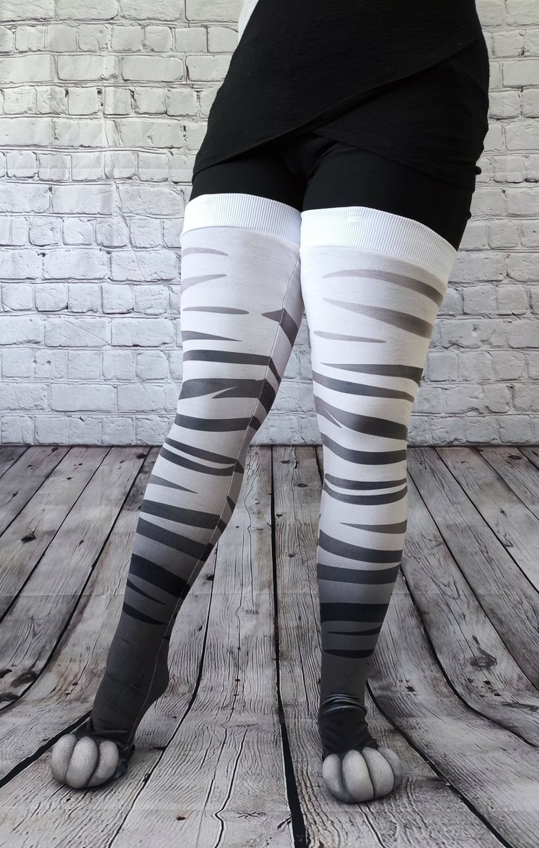 Irbis_Midnay's tweet photo. Striped hyena stockings. How many people would like to have the same ones?
#paws #furry #furrycomission #furryorder #comission #pawsocks #socks https://t.co/egSYO5U5GU