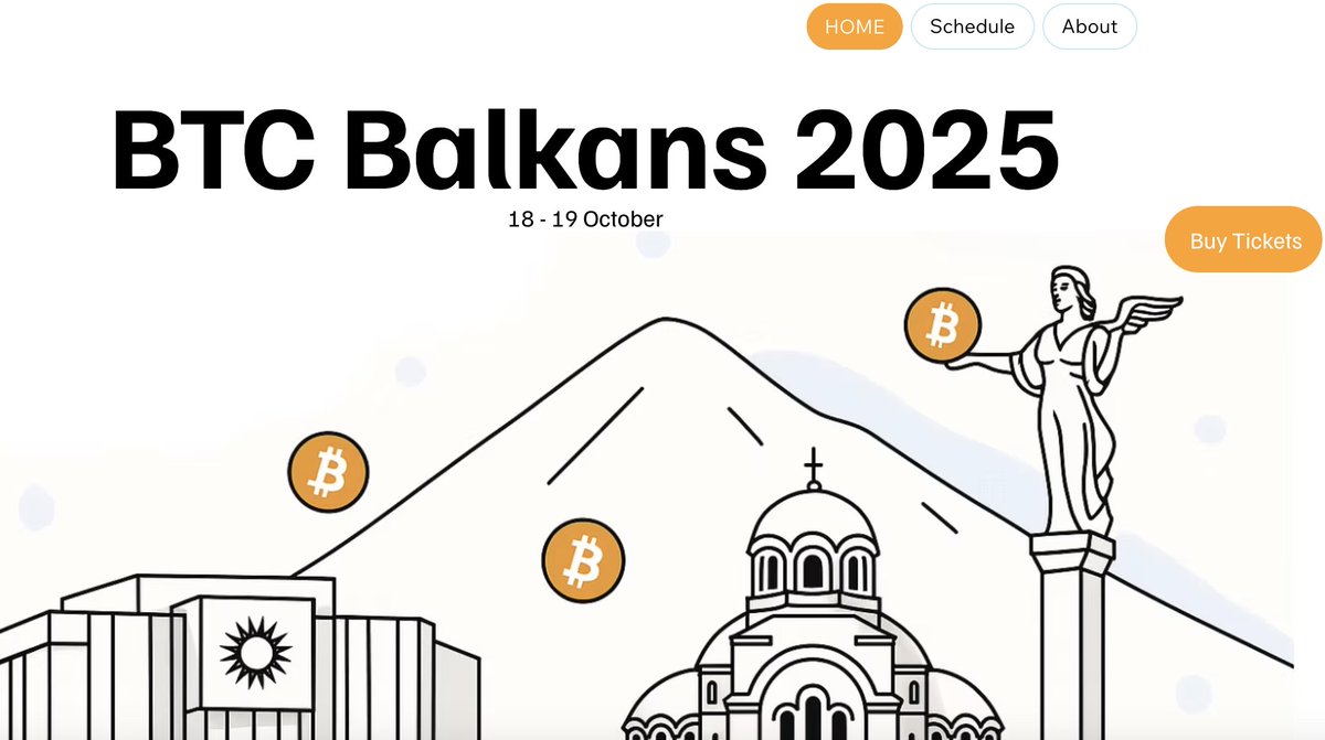 Daniel Prince (@princey21m) on Twitter photo 3.
BULGARIA - SOFIA - 18th - 19th October 2025
USE CODE BITTEN - 10%
btcbalkans.com
<a href="/Nackoo2000/">nackoo2000@nostrplebs.com</a> 3.
BULGARIA - SOFIA - 18th - 19th October 2025
USE CODE BITTEN - 10%
btcbalkans.com
<a href="/Nackoo2000/">nackoo2000@nostrplebs.com</a>
