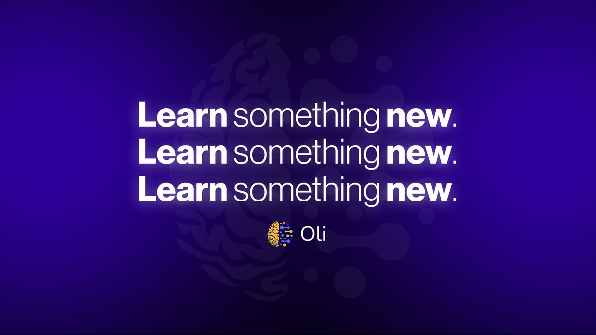 The smartest thing you can do right now? 
Learn something new! ⚡️