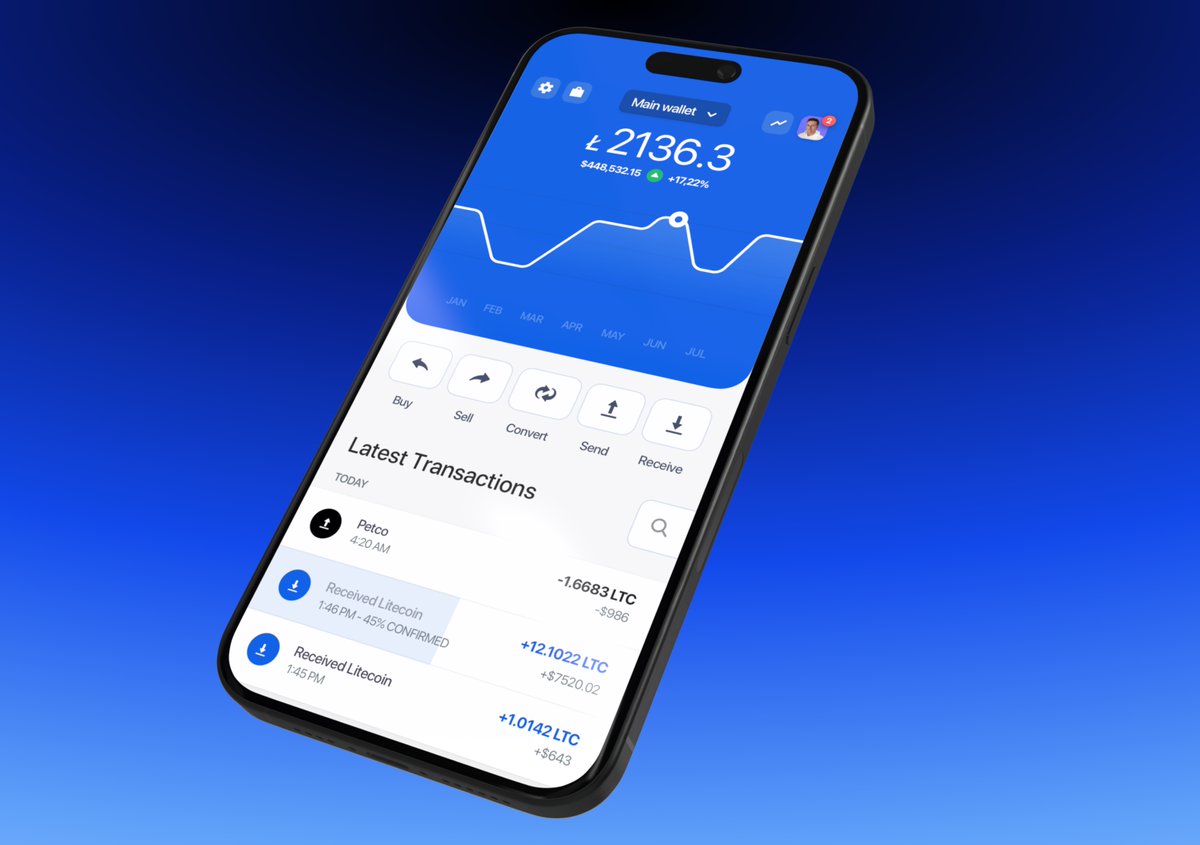 While $LTC is growing, we're working on new features and lots of improvements for <a href="/nexuswallet/">nexuswallet</a> ❤️