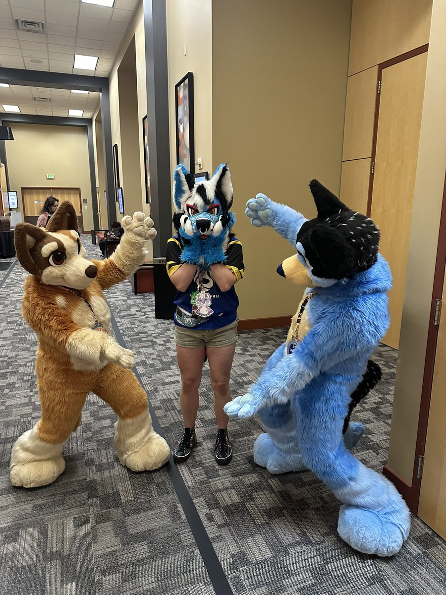 Kioku (@kiokukitsune) on Twitter photo The single greatest moment of my life! I had the honor of meeting Mum and Dad at <a href="/AnthroWeekendUT/">AWU 2025: Anchors AWU</a> my life is now complete 💙🧡
If anyone happens to know the @‘s for this Bandit and Chili duo please let me know! The single greatest moment of my life! I had the honor of meeting Mum and Dad at <a href="/AnthroWeekendUT/">AWU 2025: Anchors AWU</a> my life is now complete 💙🧡
If anyone happens to know the @‘s for this Bandit and Chili duo please let me know!