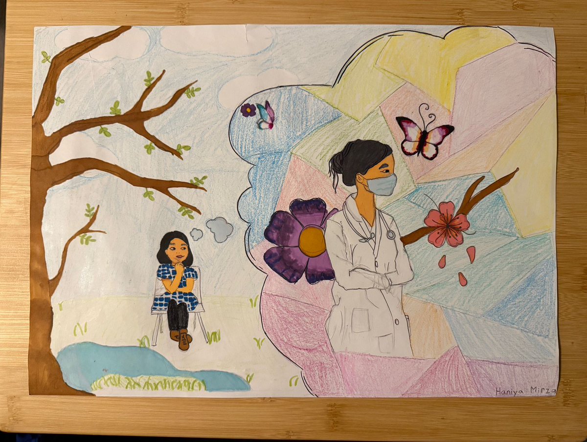 UlRmamazia's tweet photo. My grand daughter (10 years old) won an art competition in her school in Sydney , Australia. Please encourage children to take interest in extra curricular activities rather than being glued to the screen. https://t.co/jSsj74l3HY
