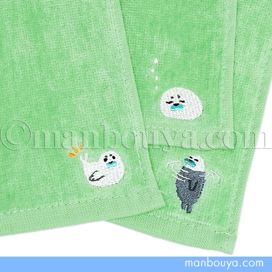 先日北柏の店舗にご来店下さったお客様からリクエストいただいたアザラシのミニタオル。3デザインセットになりますが、よろしければ。【まんぼう屋ドットコム】manbouya.com/?pid=187875100