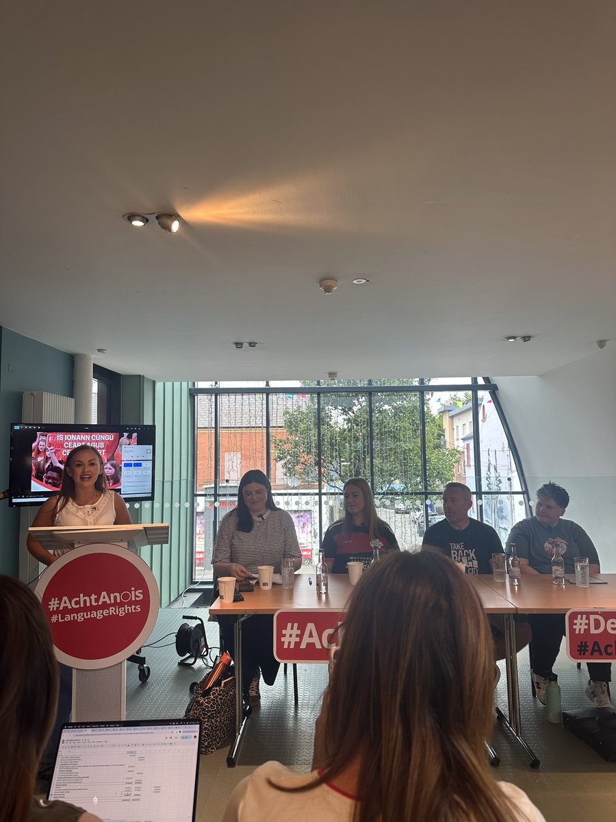 MochArMaidin (@mocharmaidin) on Twitter photo Ag teacht aníos ar an chlár...
⭕️ Is Ionann Cúngú Ceart agus Cealú Ceart ag <a href="/Culturlann/">An Chultúrlann</a> mar chuid de <a href="/FeileBelfast/">Féile an Phobail</a> <a href="/dreamdearg/">An Dream Dearg 🅾️🦸🏽♀️🦸🏻♂️</a>
🗣️ 107.1FM | raidiofailte.com
🕗 08:00 - 09:00 Ag teacht aníos ar an chlár...
⭕️ Is Ionann Cúngú Ceart agus Cealú Ceart ag <a href="/Culturlann/">An Chultúrlann</a> mar chuid de <a href="/FeileBelfast/">Féile an Phobail</a> <a href="/dreamdearg/">An Dream Dearg 🅾️🦸🏽♀️🦸🏻♂️</a>
🗣️ 107.1FM | raidiofailte.com
🕗 08:00 - 09:00