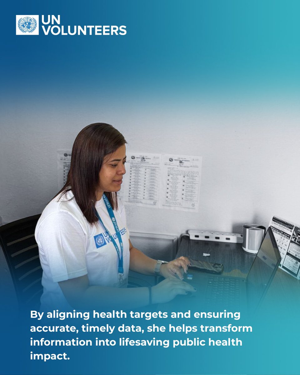 UNV Nepal (@unvnepal) on Twitter photo Meet Alli Shrestha, a national #UNVolunteer with <a href="/unicef_nepal/">UNICEF Nepal</a> . Based in Gandaki Province, she’s strengthening health data systems to ensure every vaccine counts—turning information into action that saves lives. Meet Alli Shrestha, a national #UNVolunteer with <a href="/unicef_nepal/">UNICEF Nepal</a> . Based in Gandaki Province, she’s strengthening health data systems to ensure every vaccine counts—turning information into action that saves lives.