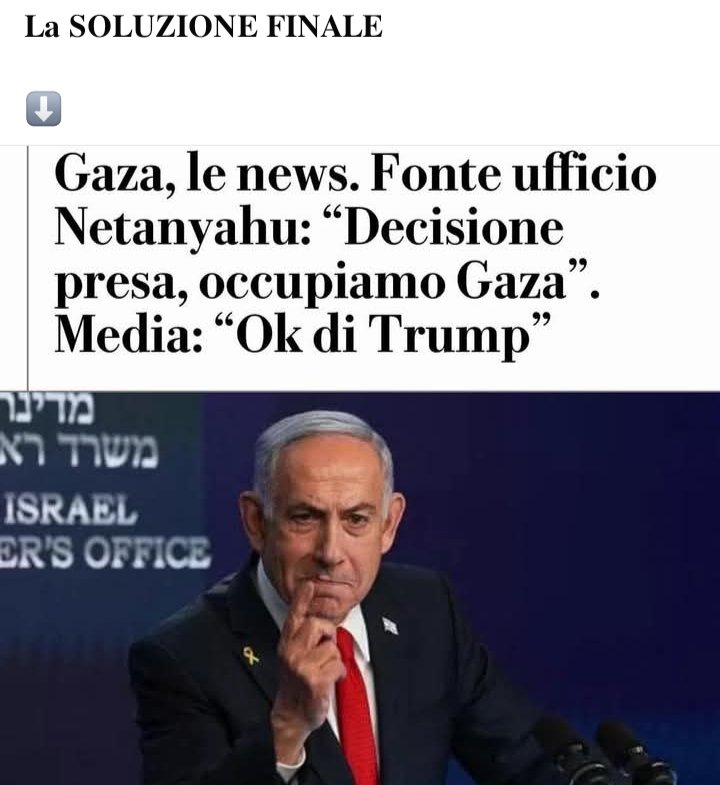 A settembre di quest'anno, diverse nazioni riconosceranno di fatto lo Stato Palestinese.
Sarebbe la prima volta nella storia dell'umanità che venga creato uno stato senza i suoi abitanti, assassinati o deportati da Israele e complici, soprattutto gli USA e i loro servi.