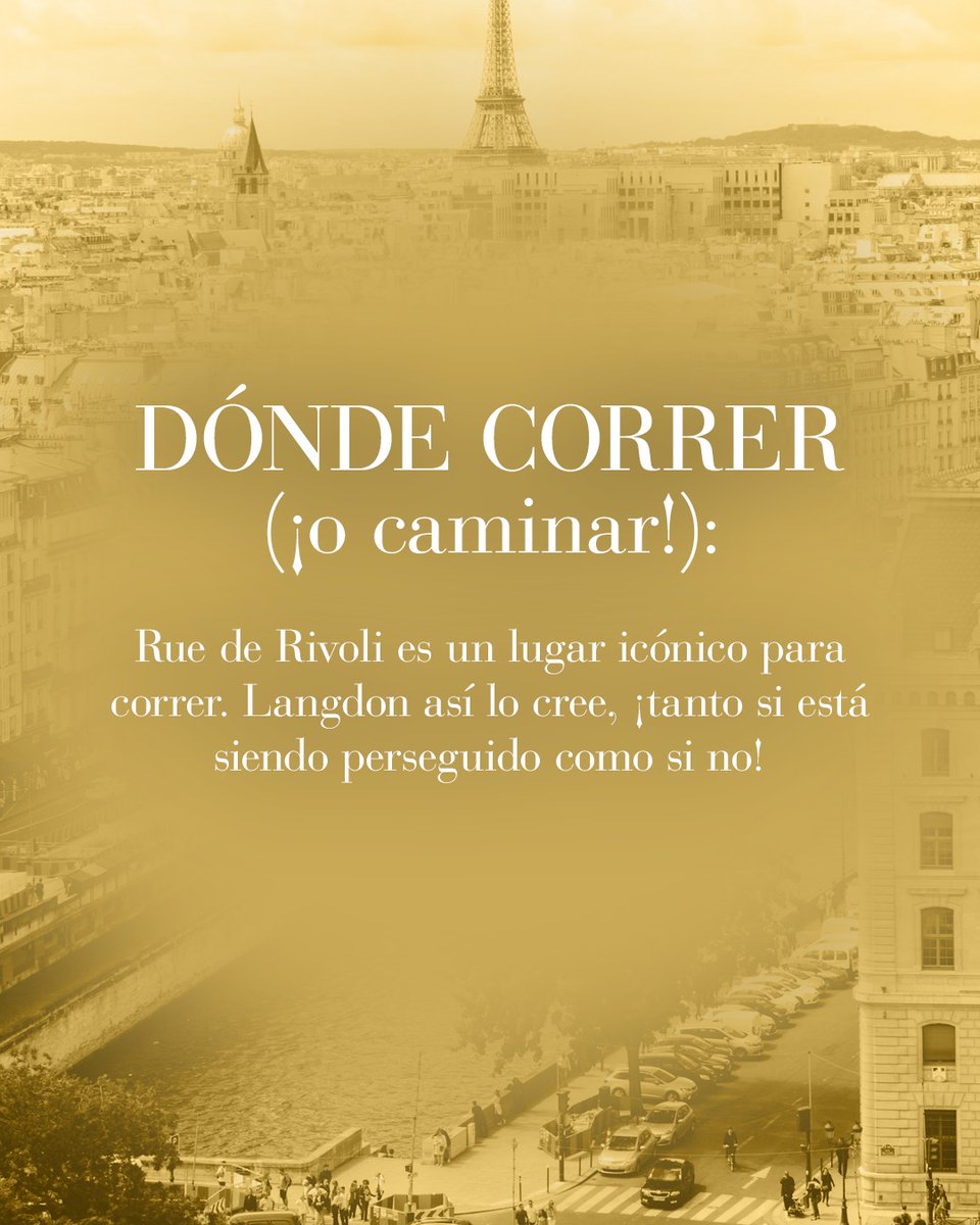 CodigoDanBrown's tweet photo. 🔎 París como nunca la has visto: arte, enigmas e historia con #RobertLangdon. Del Louvre al Ritz, recorre los escenarios de «El código Da Vinci» mientras esperas «El último secreto», la nueva novela de #DanBrown.
📖 https://t.co/ezi0CIxJfF https://t.co/JP69TgxqYJ