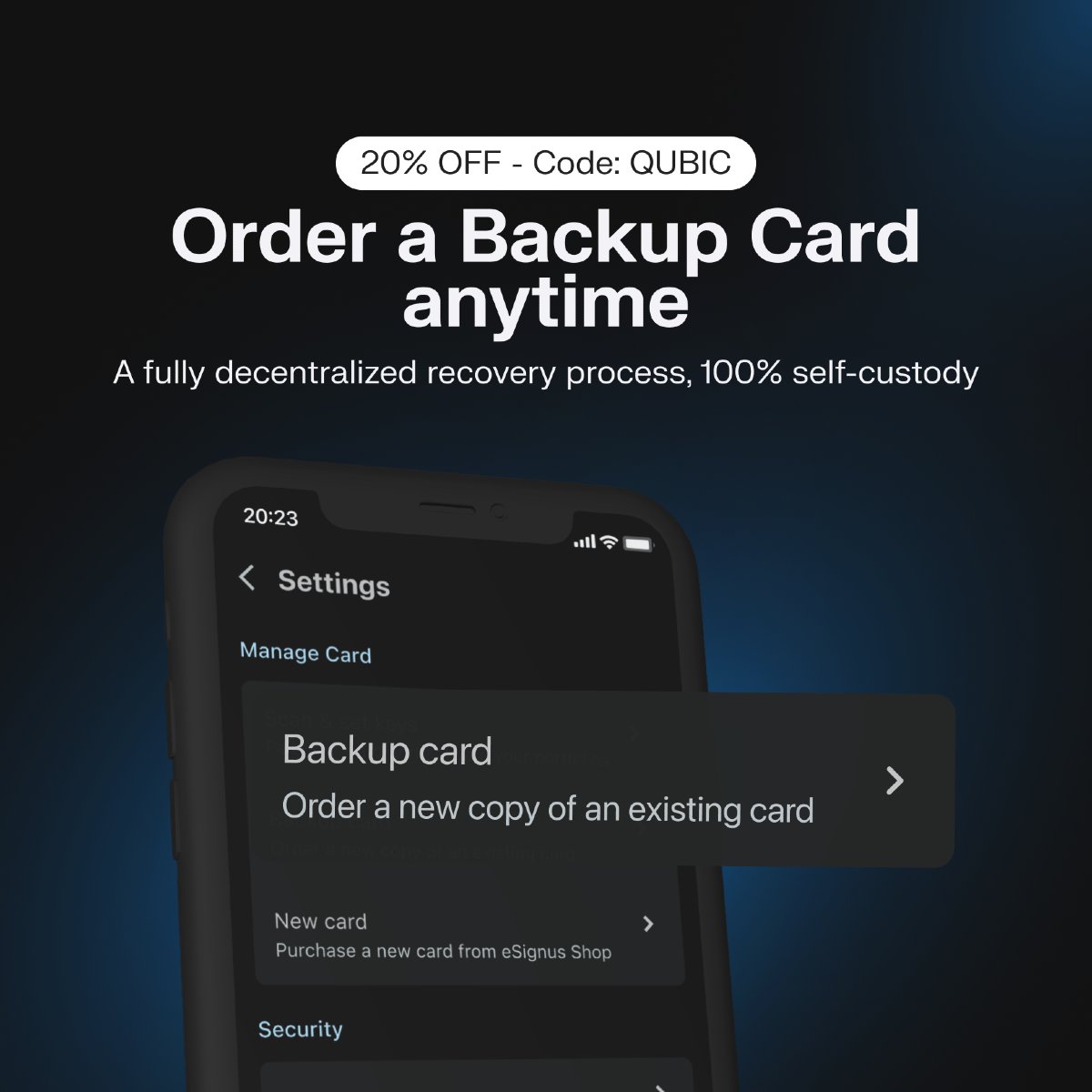 Our recovery process is simple, decentralized and anonymous. You can use it anytime you need it!

To celebrate the beautiful Qubic community, now 20% OFF in the HASHWallet Qubic Edition
Discount code: QUBIC
⏳Get yours before it’s too late!⏳
👉🏽gethashwallet.com/buy

✨Key