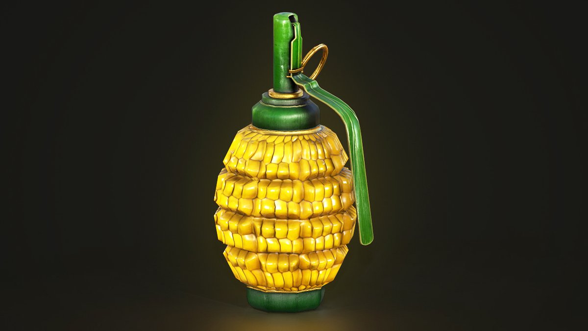 Fresh Corn F1 Grenade🌽for this week
 <a href="/playrust/">Rust</a>

steamcommunity.com/sharedfiles/fi…

#Rust #Rustworkshop #Rustskins
<a href="/FcpnchStds/">facepunch</a> <a href="/gerrmanman/">ThatGermanGuy</a> @hedgesnvideos
