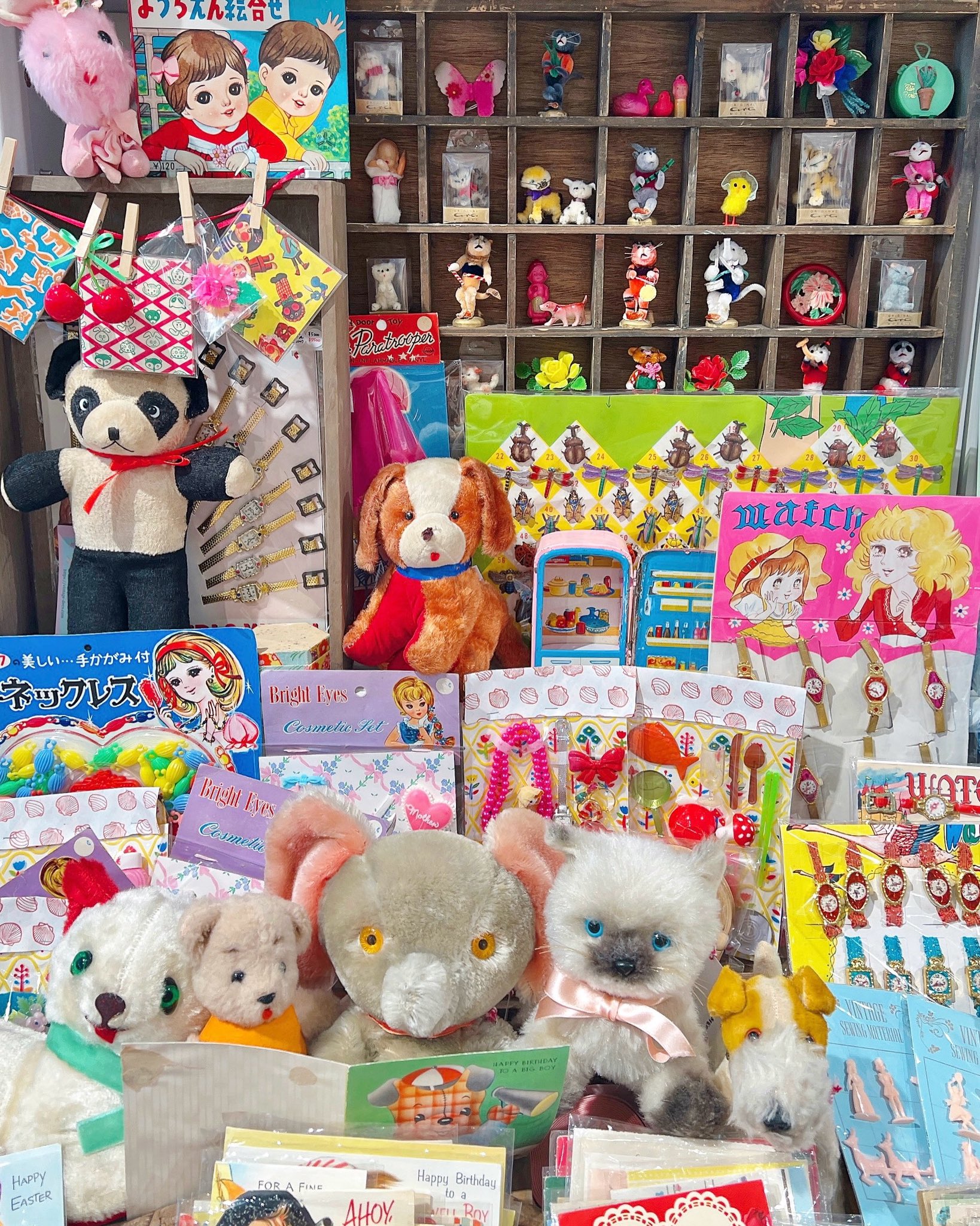 レア！昭和レトロ お手入れワンちゃん ヴィンテージ 日本エクスラン工業株式会社 今年の干支のお手入れワンちゃん】 | レトロ雑貨・昭和レトロの