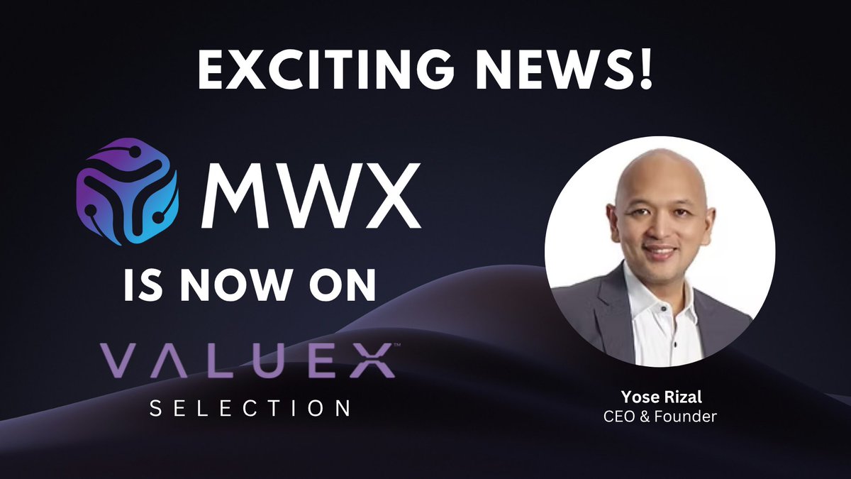 🚀 <a href="/mwx_ai/">MWX</a>  Joins hashtag#VALUEXSelection!

We’re thrilled to welcome MWX to our curated lineup of high-impact projects shaping the future of Web3 and AI.

What is MWX?
MWX is more than just another web3 project —it’s tackling a trillion-dollar problem faced by 400M+ small and