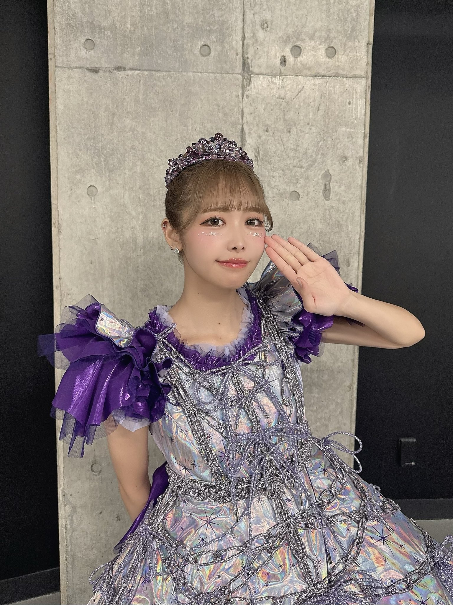 あずさページ♡るなぴバタフライ衣装 仲川瑠夏(FRUITS ZIPPER