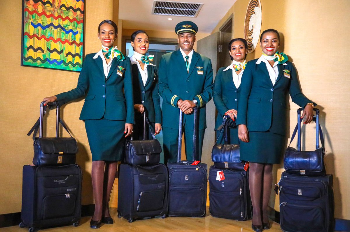 The iconic Ethiopian smile with a blend of African touch. #FlyEthiopian