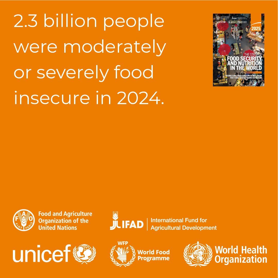 🚨700+ million people faced hunger in 2024. Climate shocks and plant pests, among drivers of global food price inflation, made healthy diets unaffordable for billions. 🌱Investing in #PlantHealth and innovation is part of the solution.

The #IPPC is contributing by:

✅Developing