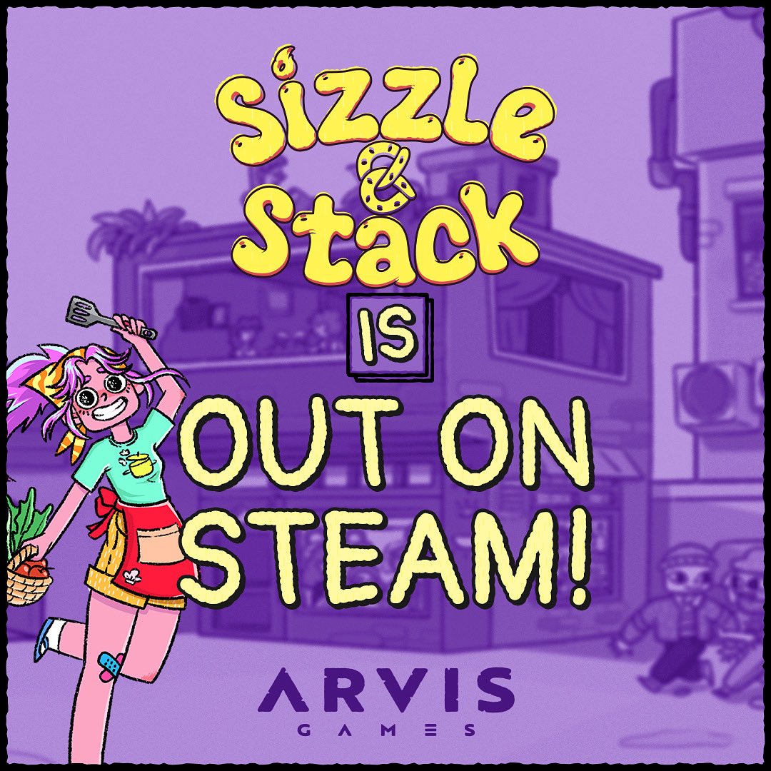SizzleStackGame's tweet image. The kitchen is open! 🔥
Sizzle & Stack is officially out on Steam.
Time to burn some eggs, stack some cards, and serve suspicious customers.
Let’s cook 🔗 store.steampowered.com/app/3629080/Si…
