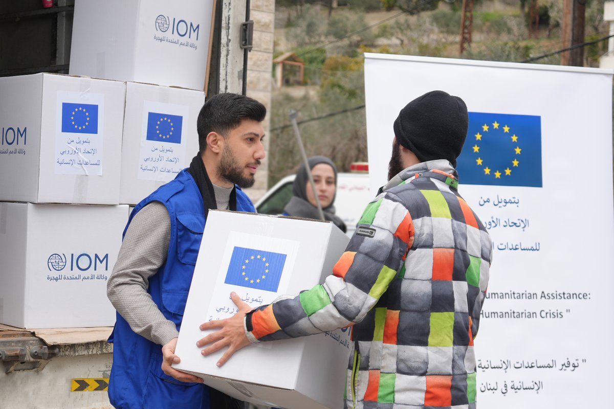 IOM Lebanon (@iomlebanon) on Twitter photo Since November 2024, with support from
<a href="/eu_echo/">EU Civil Protection & Humanitarian Aid 🇪🇺</a> , IOM has reached over 50,000 people in Lebanon with life-saving aid, from essential relief items & light shelter repairs to training local responders to better assist displaced populations.
Read more: mena.iom.int/news/iom-deliv… Since November 2024, with support from
<a href="/eu_echo/">EU Civil Protection & Humanitarian Aid 🇪🇺</a> , IOM has reached over 50,000 people in Lebanon with life-saving aid, from essential relief items & light shelter repairs to training local responders to better assist displaced populations.
Read more: mena.iom.int/news/iom-deliv…