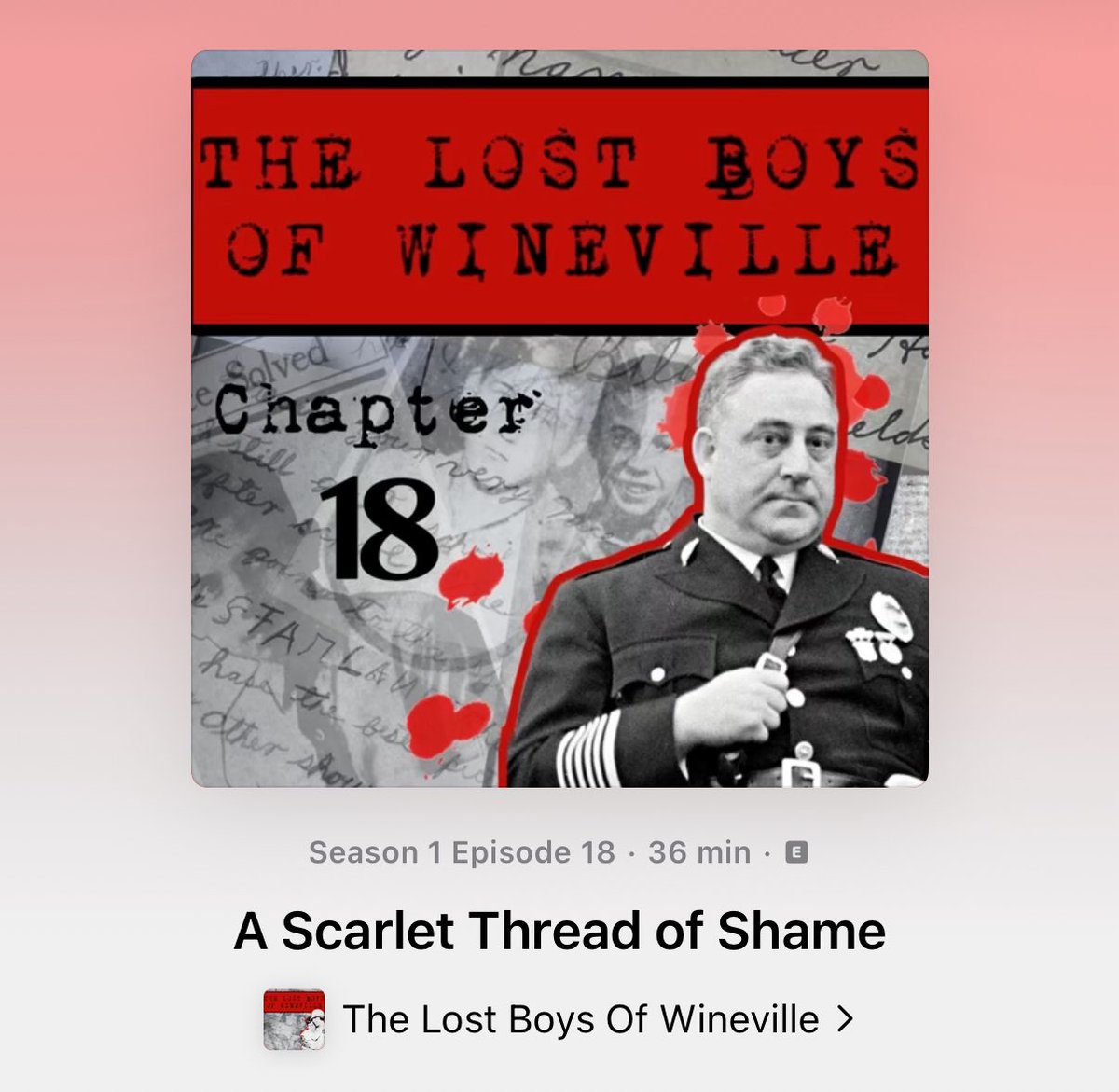 🔔TWAU+🔔

‘The Lost Boys Of Wineville / Chapter 18’ is now available, early and ad-free on They Walk Among Us PLUS 🎧 

Click these links to find out more!👇

patreon.com/TheyWalkAmongUs or podcasts.apple.com/gb/podcast/the…