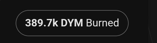 $DYM is money. 

Thousands of DYM were burned in just a few weeks.