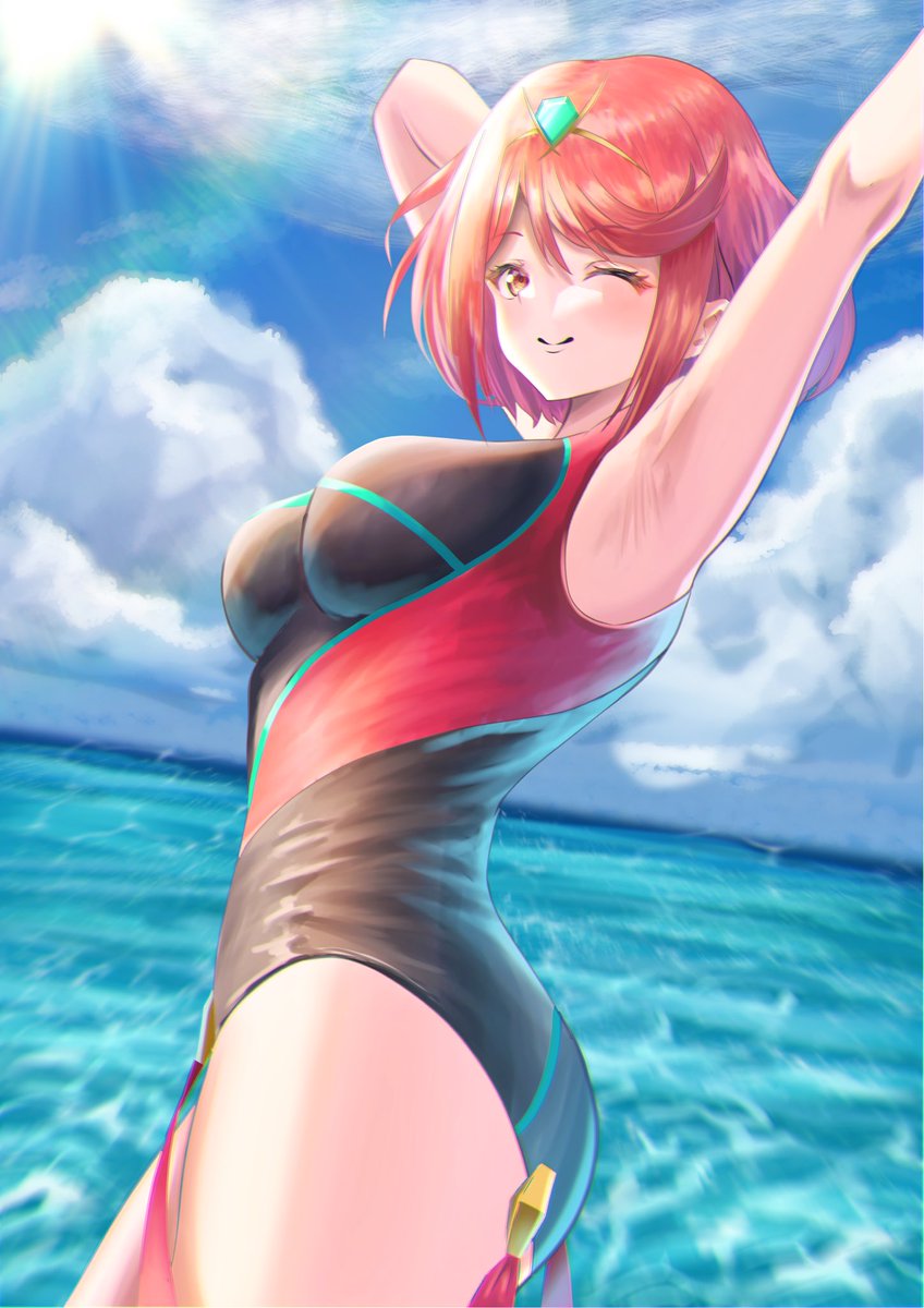 AyaseYu_u's tweet photo. ホムラ🌊
#ゼノブレイド2
#XenobladeChronicles2 https://t.co/EgPpI1siqv