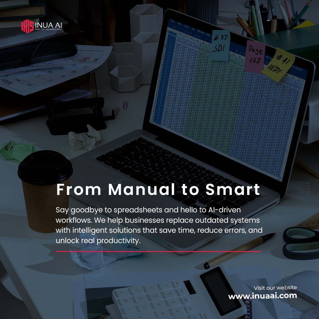INUA_AI's tweet image. Outdated: Manually tracking customer requests in spreadsheets.
Optimized: AI-powered workflows that handle sorting and routing automatically.
Less admin, more action.
#DigitalTools #SmartWorkflows #INUAAI #RealizePossibilities