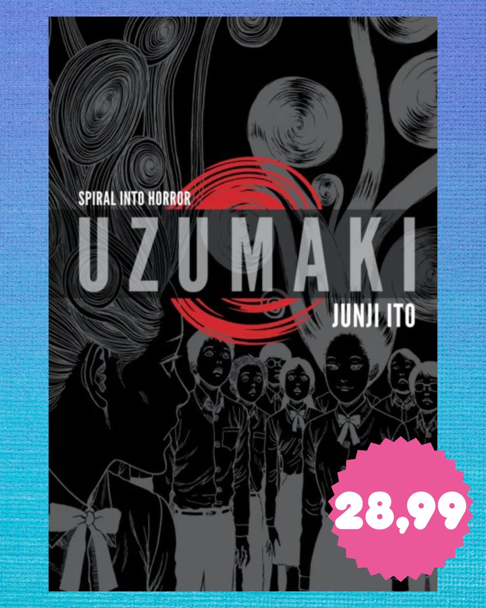🌀Uzumaki by horror manga legend Junji Ito is back at Akiba.be! A spiral curse, haunting art &amp; pure nightmare fuel await. Don’t miss this twisted classic! Grab this hardcover deluxe 3-in-1 edition before it swirls away! 🐌💀 #JunjiIto #Uzumaki #Manga #Horror #Akiba