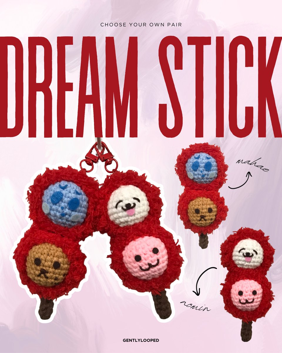 gentlylooped's tweet photo. wts lfb ph #LoopedForYou 🤍
crochet dream stick keyring 🍡
- ₱150ea
- choose your own pairing & color
- see form below for more info
https://t.co/pw4BcgQU4R
📍pasig
t. nct dream fanlight doll danji commission mark renjun jeno haechan jaemin chenle jisung https://t.co/gwwKtuGmN6