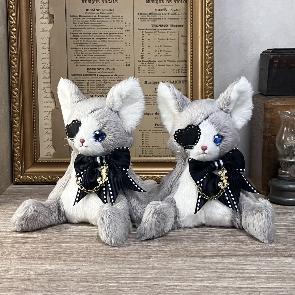 Jam or Pains. ぬいぐるみ 銀星 猫 Jam or Pains. ぬいぐるみ 銀星 猫 ギニョール / 大阪中崎町 on