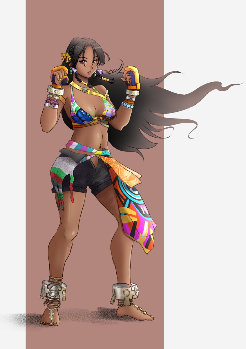 Miary Zo from Tekken 8!! She is not playable yet but I'm already attached to her, like she already is very special to me. May be because she is from my country, and finally I have something to be proud of from here in Madagascar.
#TEKKENArt #TEKKEN8 #TEKKEN8Art