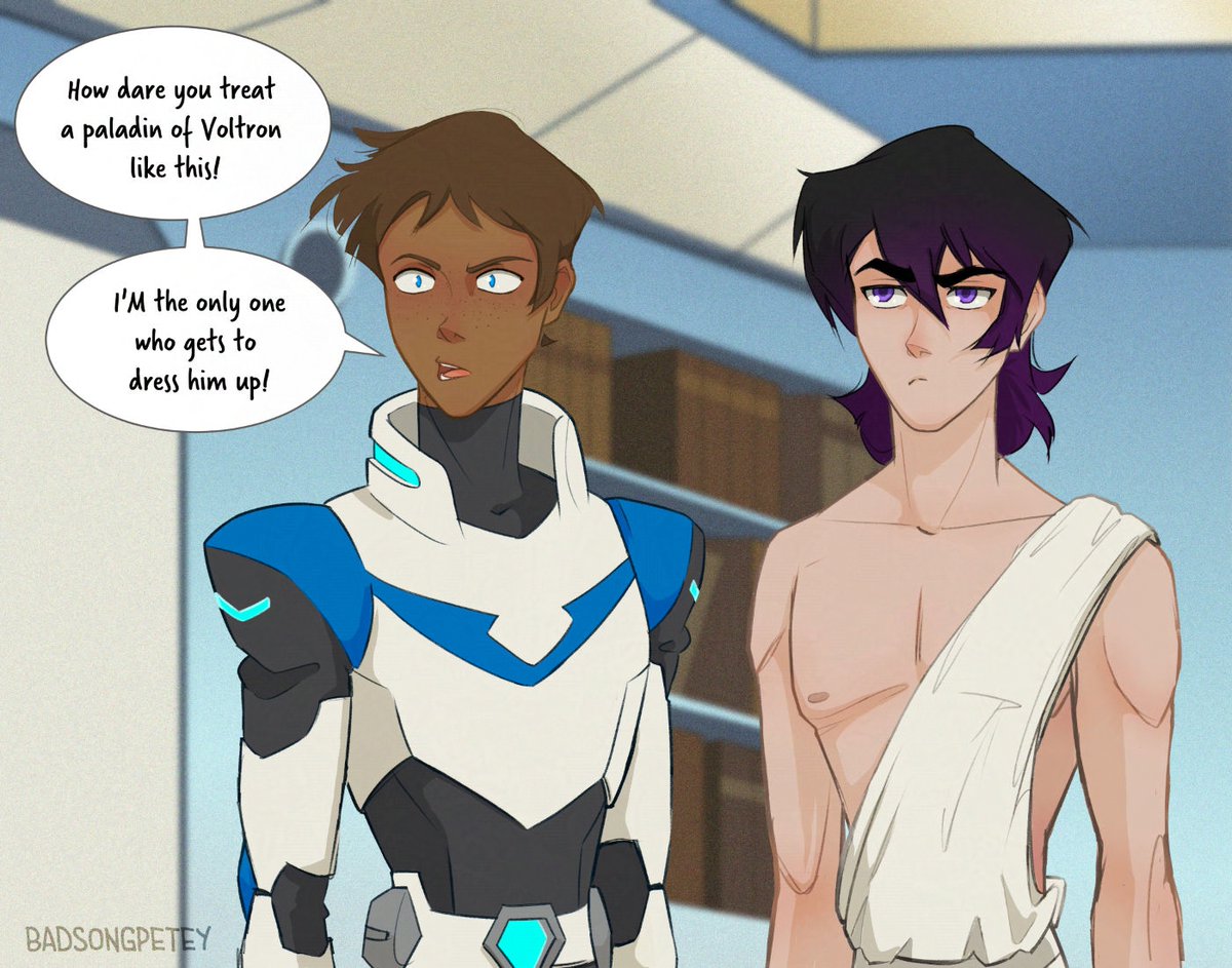 Based on a no context screenshot from 80s Voltron.
#klance #Voltron