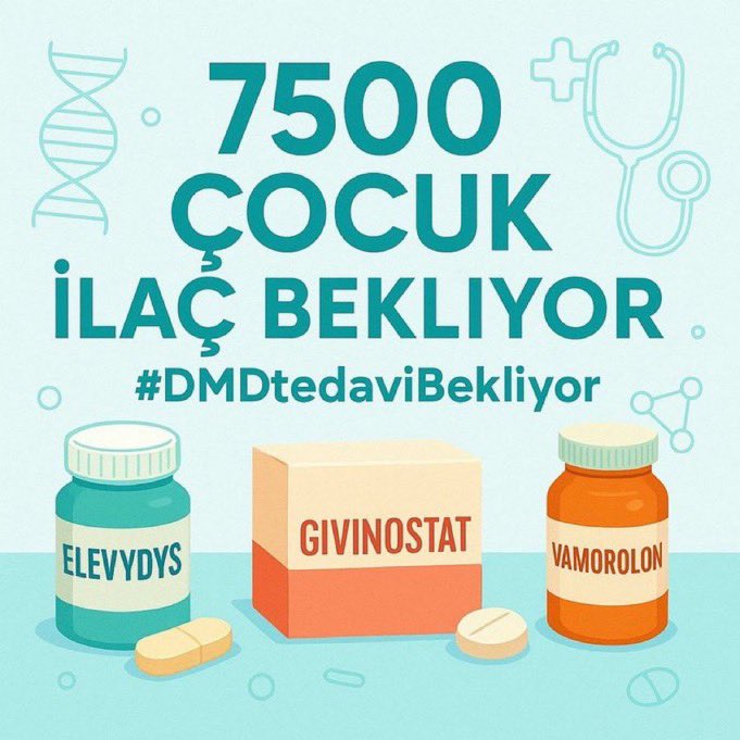 ElçinEnsar (@ensar_elcin4161) on Twitter photo Bu ülkede her çocuğun eşit yaşama hakkı var. DMD’li çocuklar da bu hakkı istiyor. #DMDtedaviBekliyor <a href="/saglikbakanligi/">T.C. Sağlık Bakanlığı</a> <a href="/drmemisoglu/">Prof. Dr. Kemal Memişoğlu</a> <a href="/suayipbirinci/">Doç. Dr. Şuayıp Birinci</a> <a href="/DrYerebakan/">Dr. Halit Yerebakan</a>
#Salı Bu ülkede her çocuğun eşit yaşama hakkı var. DMD’li çocuklar da bu hakkı istiyor. #DMDtedaviBekliyor <a href="/saglikbakanligi/">T.C. Sağlık Bakanlığı</a> <a href="/drmemisoglu/">Prof. Dr. Kemal Memişoğlu</a> <a href="/suayipbirinci/">Doç. Dr. Şuayıp Birinci</a> <a href="/DrYerebakan/">Dr. Halit Yerebakan</a>
#Salı