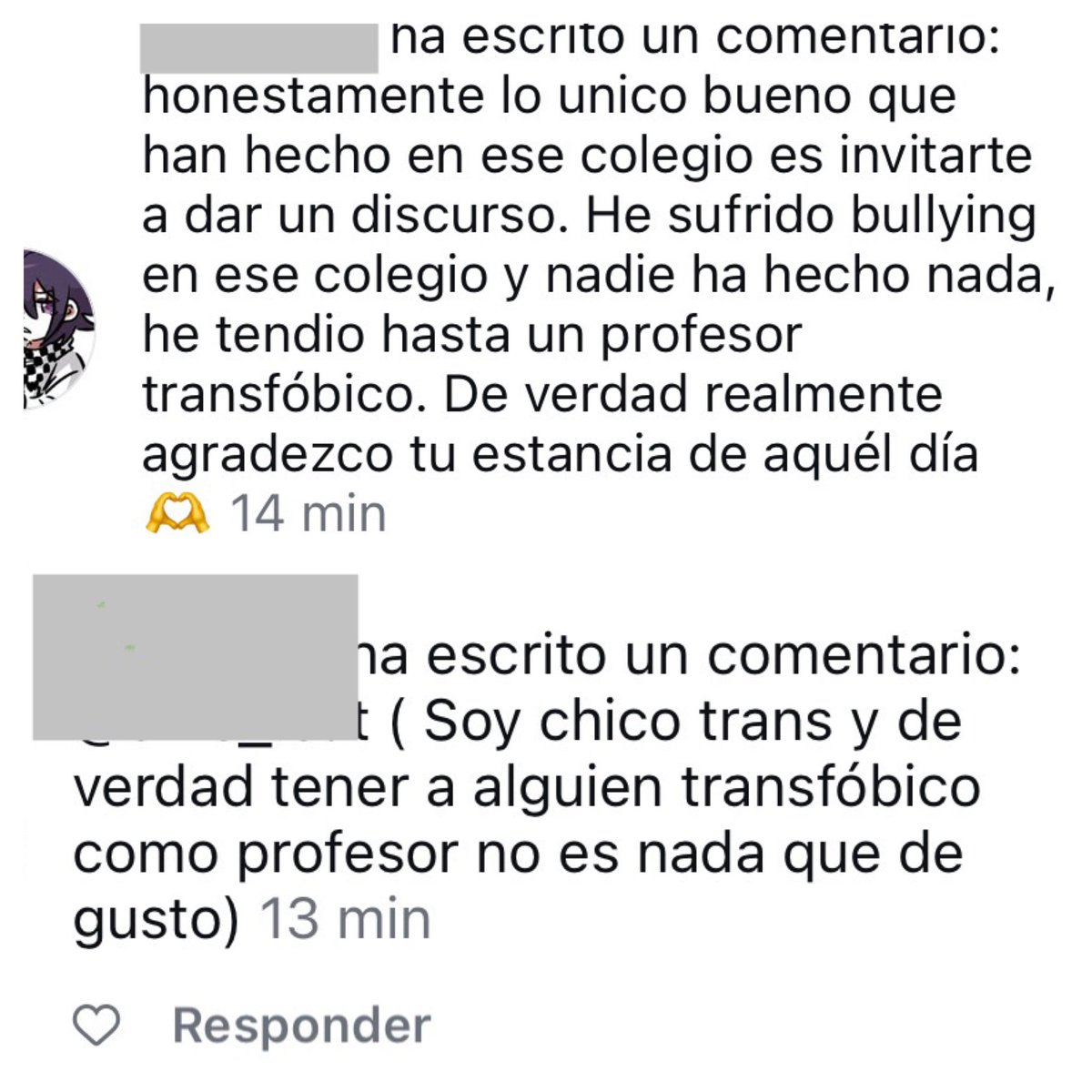 Nadie debería sufrir violencia transfóbica.
Nunca.
Y, mucho menos, de un docente.

Las aulas deben ser espacios seguros para TODES 🏳️‍⚧️🏳️‍🌈