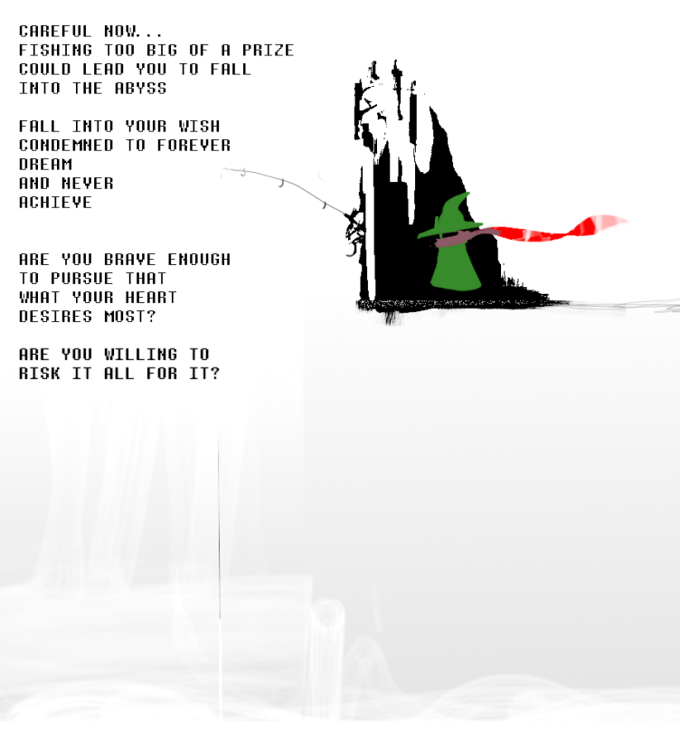 I had a little idea but I don't think I can execute it
so heres the concept
Maybe i'll try to do it anyways I'll have to figure it out...
Ralsei and NoOne